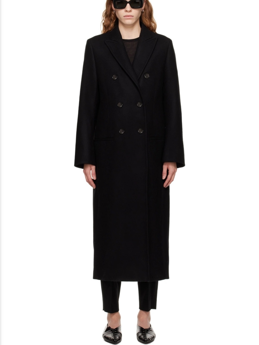 Totême Black Tailored Coat size 32